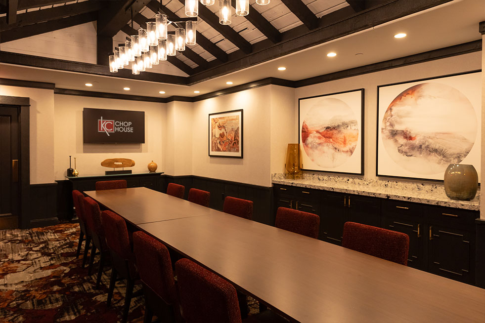 kc chop house private dining interior